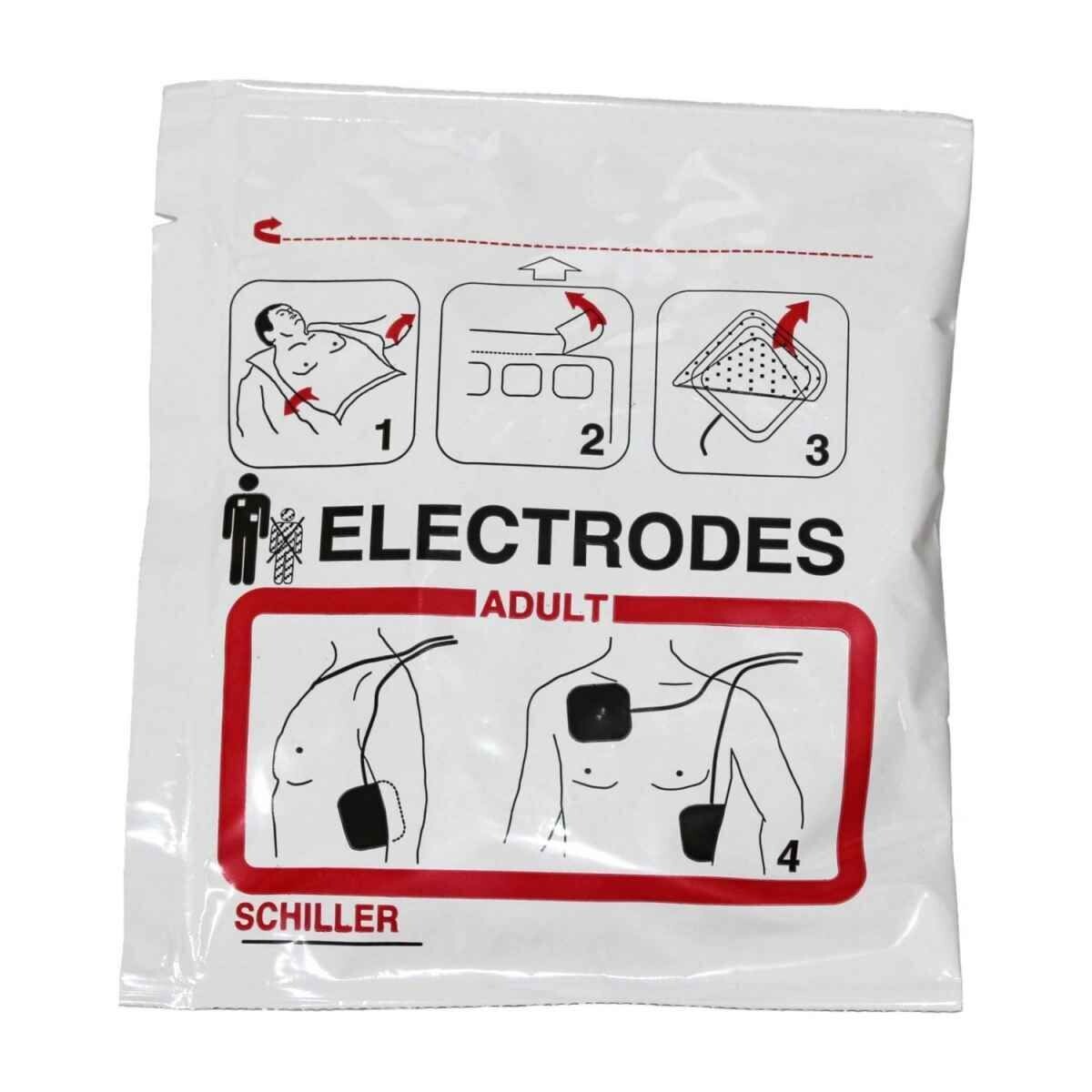 Electrodes de défibrillation Schiller