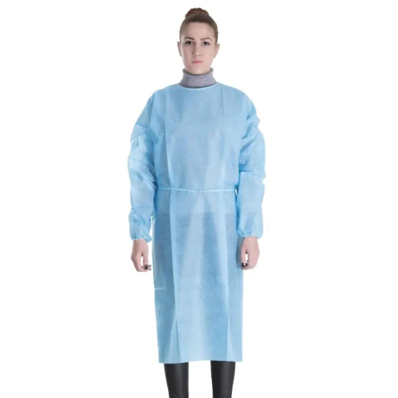 Blouse à usage unique - fixations liens - les 100