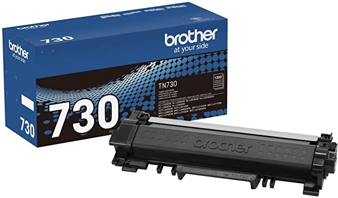 BROTHER TN-730 STANDARD YIELD BLACK TONER (1-PACK)