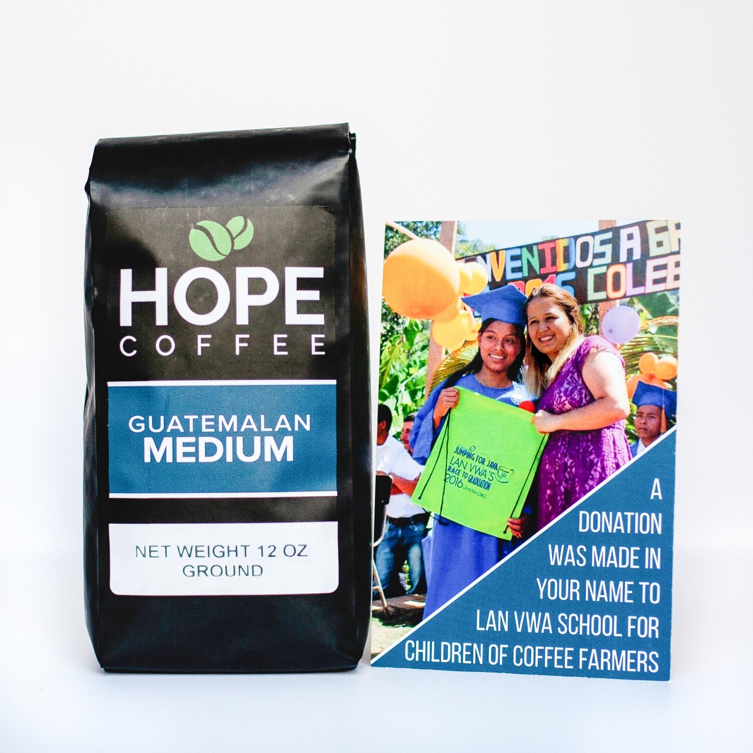 Lan Vwa Gift Pack - 12 oz bag of Guatemalan Coffee and $5 Donation to Lan Vwa