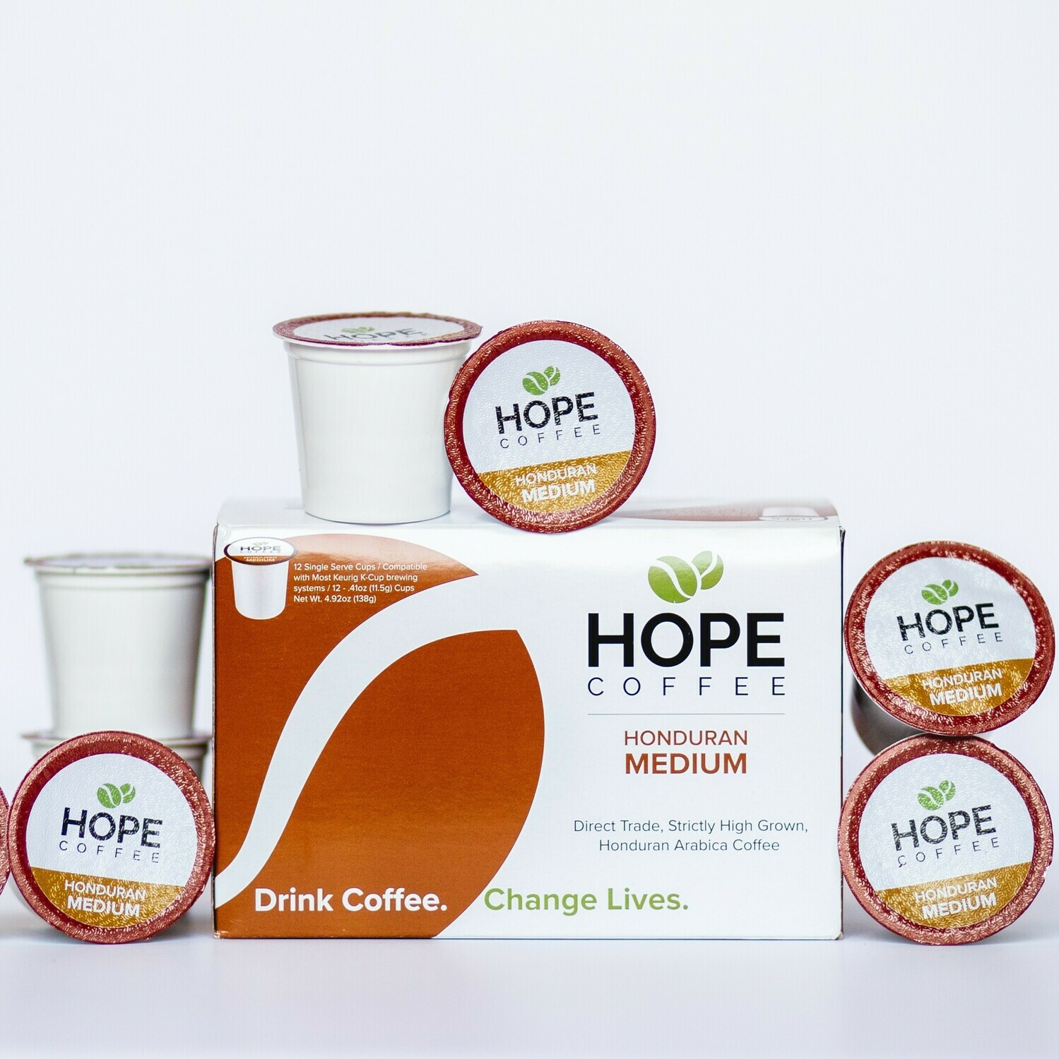 Honduran Medium Single Serve Cups - Boxes of 12/24/48/72 starting at