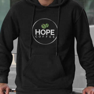 HOPE Coffee Hooded Sweatshirt - Black