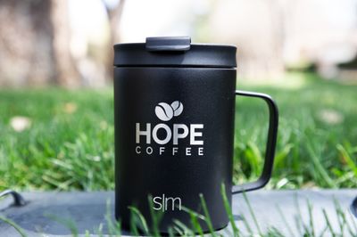 Scout Coffee Mug Tumbler w/Handle - 12 oz, Midnight Black