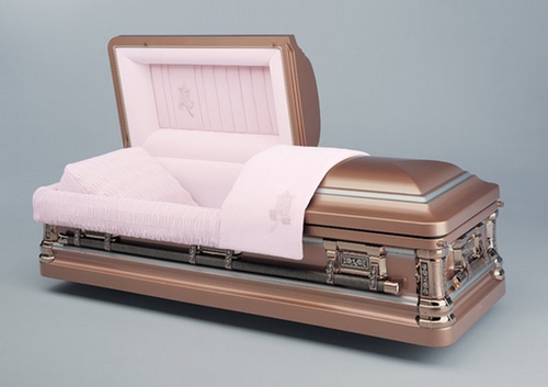 Silver Pearl : 18 Guage Batesville Casket