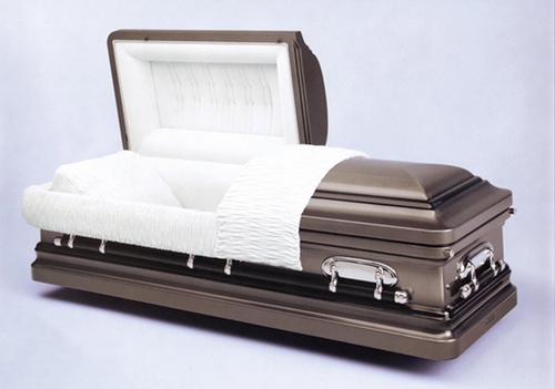 Silver Pearl : 18 Guage Batesville Casket
