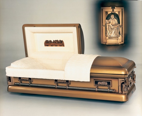 Provincial Gold : 18 Guage Batesville Casket