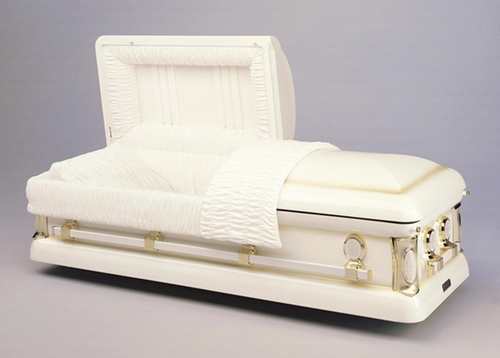 Ivory Gold : 18 Guage Batesville Casket