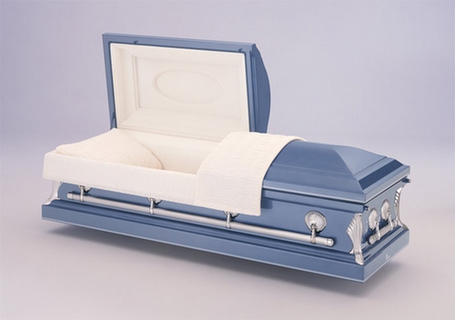 Sydney Blue : 18 Guage Batesville Casket