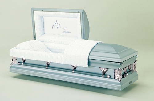 Churchill Blue : 20 Guage Batesville Casket