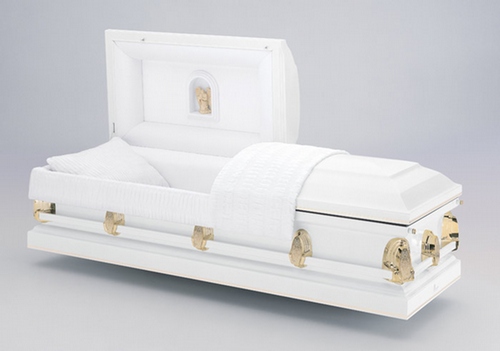 Ivory Gold : 20 Guage Batesville Casket