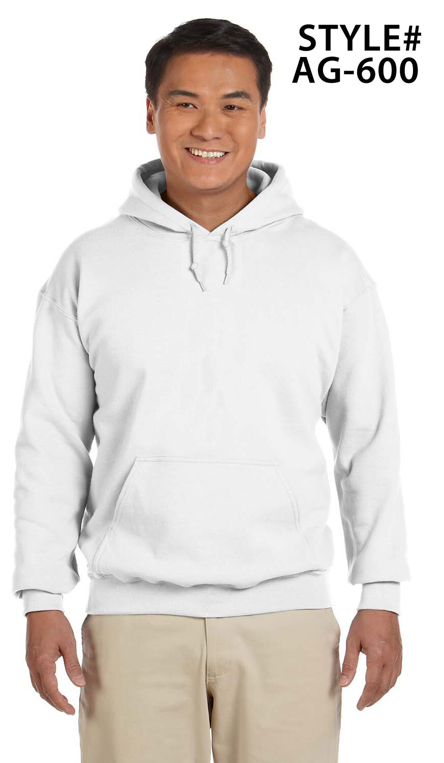 AG-600 ADULT HOODED SWEATSHIRT