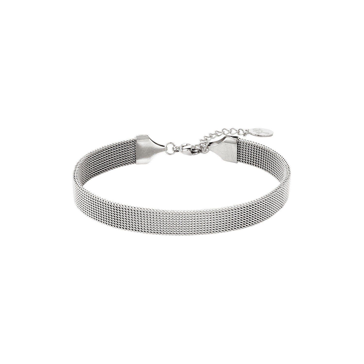 Brede armband zilver Stainless steel