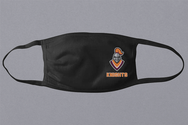 Central Penn College Knight Port Authority® Cotton Knit Face Mask