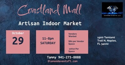 Coastland Mall Oct 29th 2022 Indoor 11am-8pm