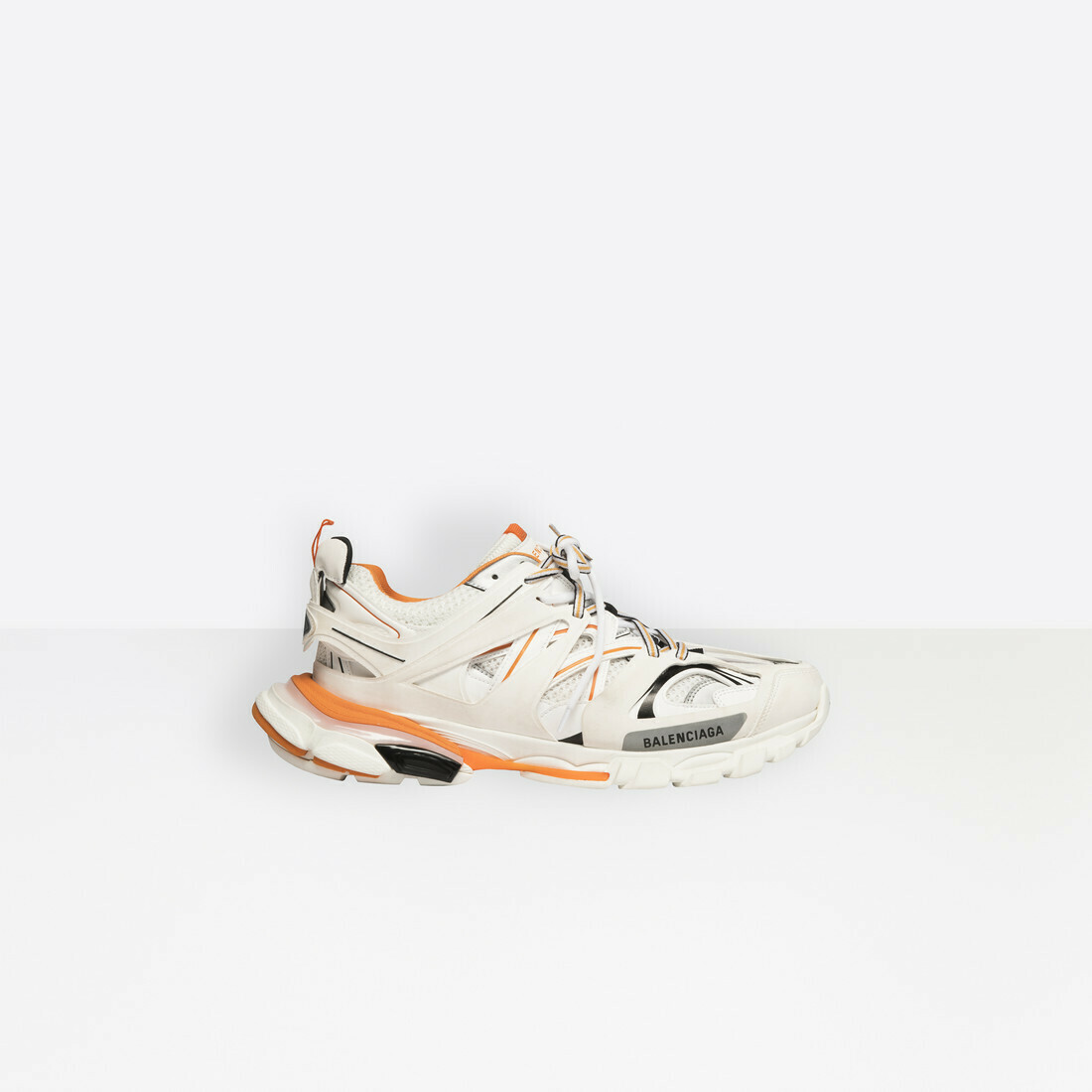 Balenciaga sneaker track white orange