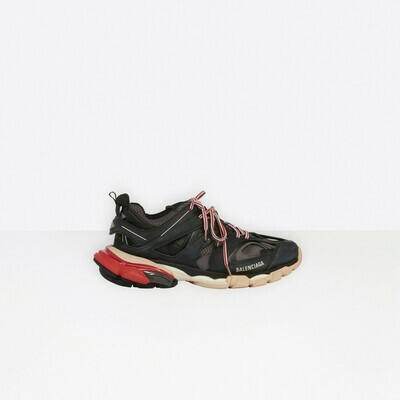 Balenciaga sneaker track black red