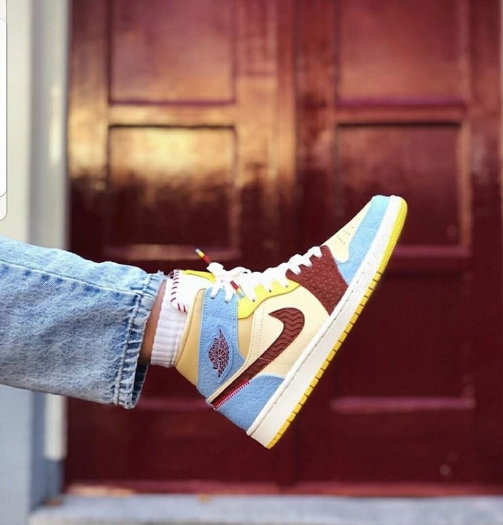 Jordan 1 Mid Se Fearless Maison Chateau Rouge