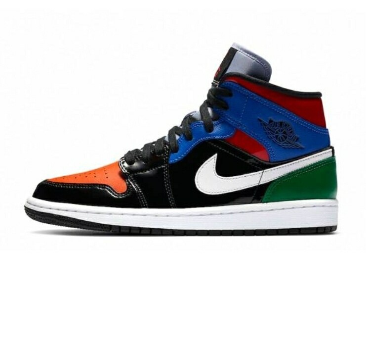 Air Jordan WMNS 1 Mid SE &#39;Multi Patent&#39;              