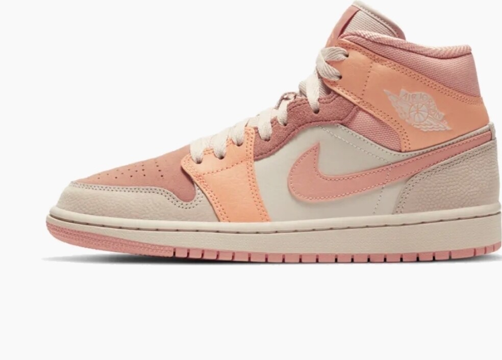 Jordan 1 Mid Apricot Orange              