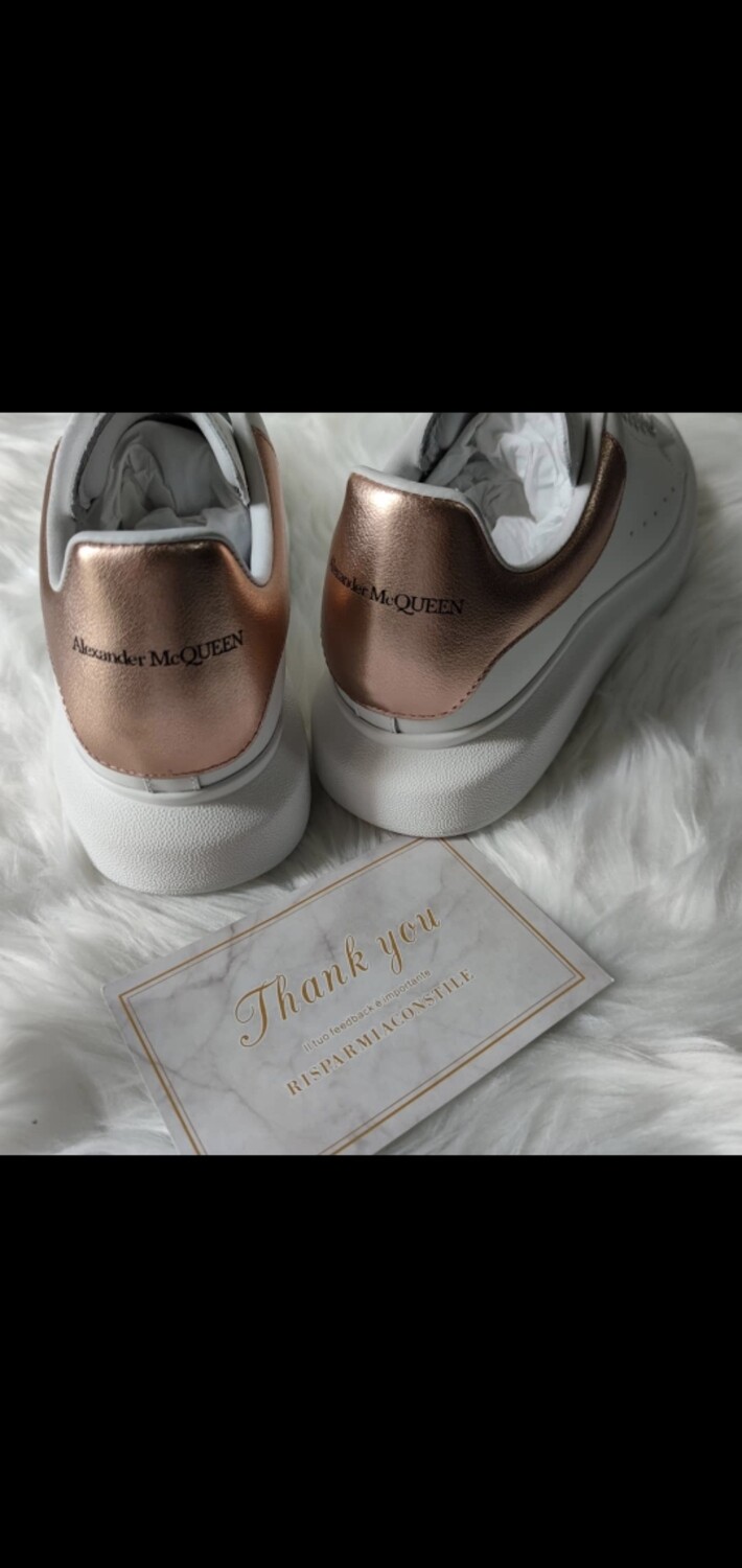 Alexander mcqueen rose/gold