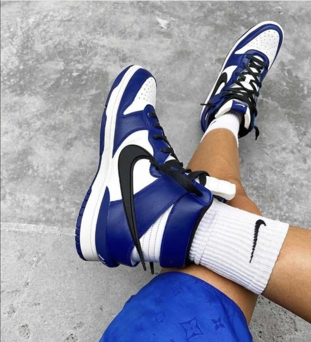  Nike Dunk High AMBUSH Deep Royal        
