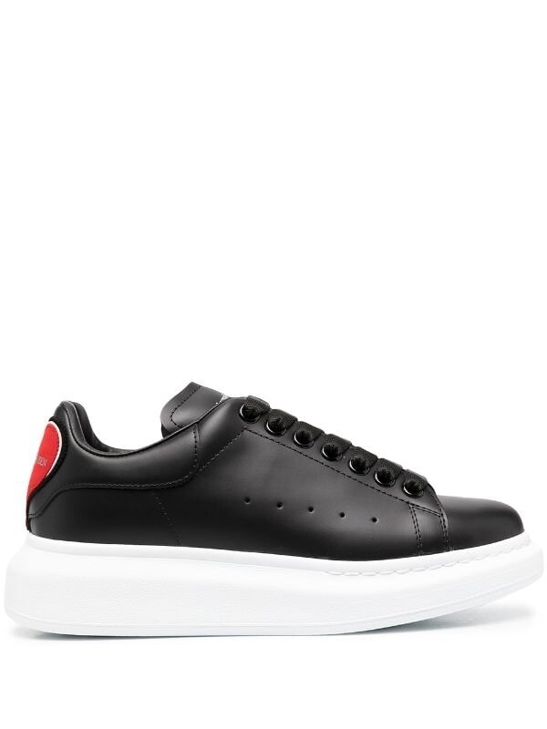  Alexander McQueen HEART patch black   
