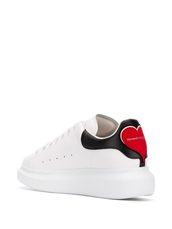  Alexander McQueen HEART patch White   