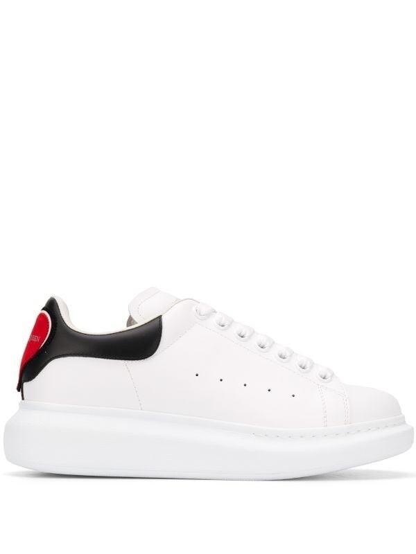  Alexander McQueen HEART patch White   