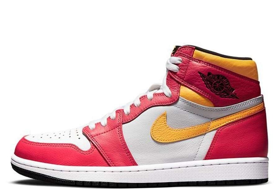  Air Jordan 1 Retro High OG Light Fusion Red Original          