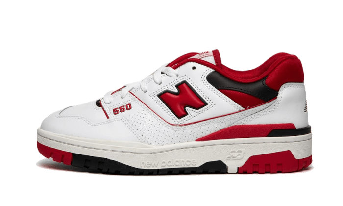 New Balance 550 white red