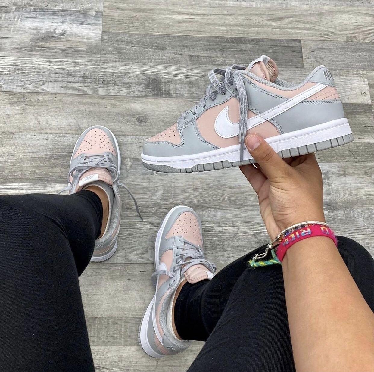  Nike Dunk Low pink oxford        