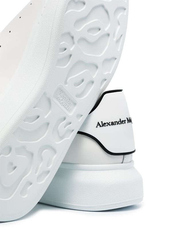  Alexander McQueen gomma bianca nera   