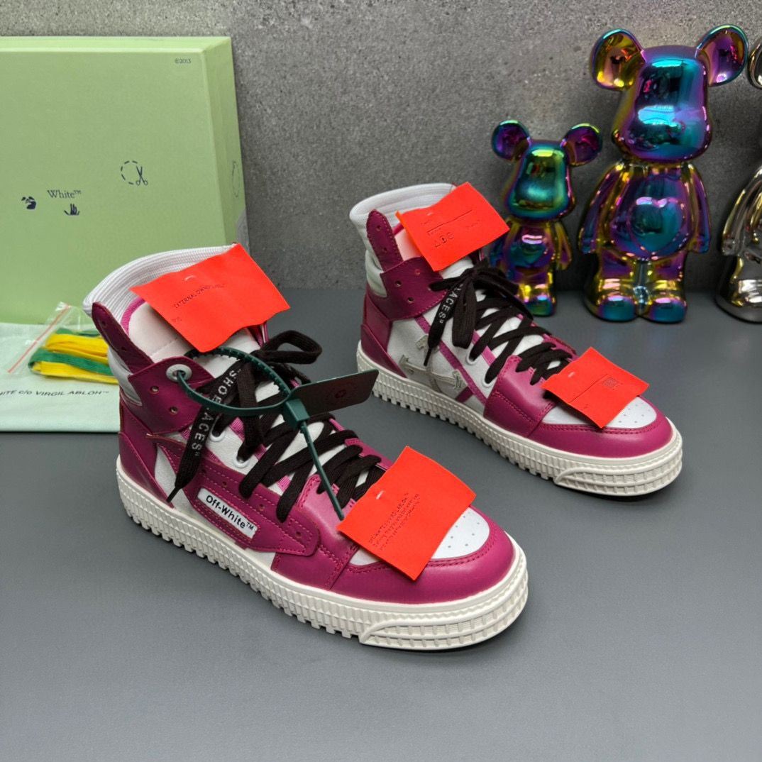 Off-White Sneakers 3.0 Off Court Dupe fucsia
