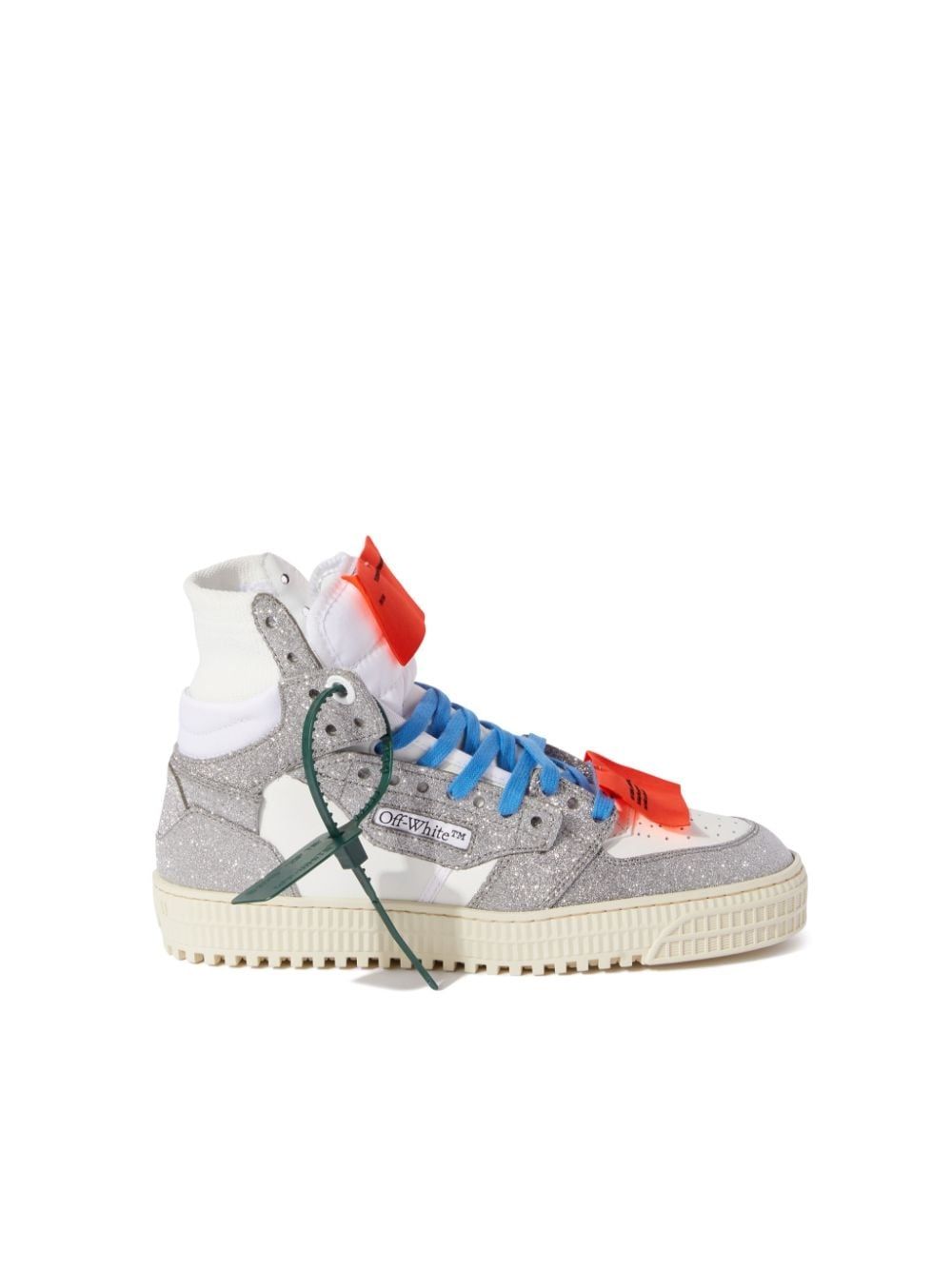 Off-White Sneakers 3.0 Off Court Dupe Silverio glitter