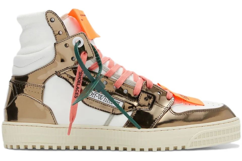 Off-White Sneakers 3.0 Off Court Dupe gold