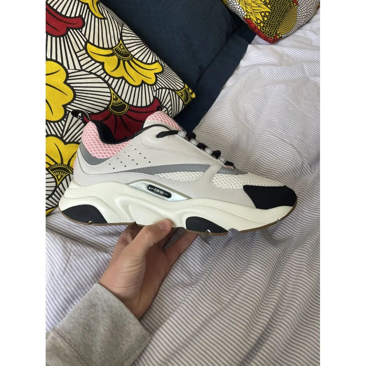 Sneaker Dior B22 Dupe pink/gray