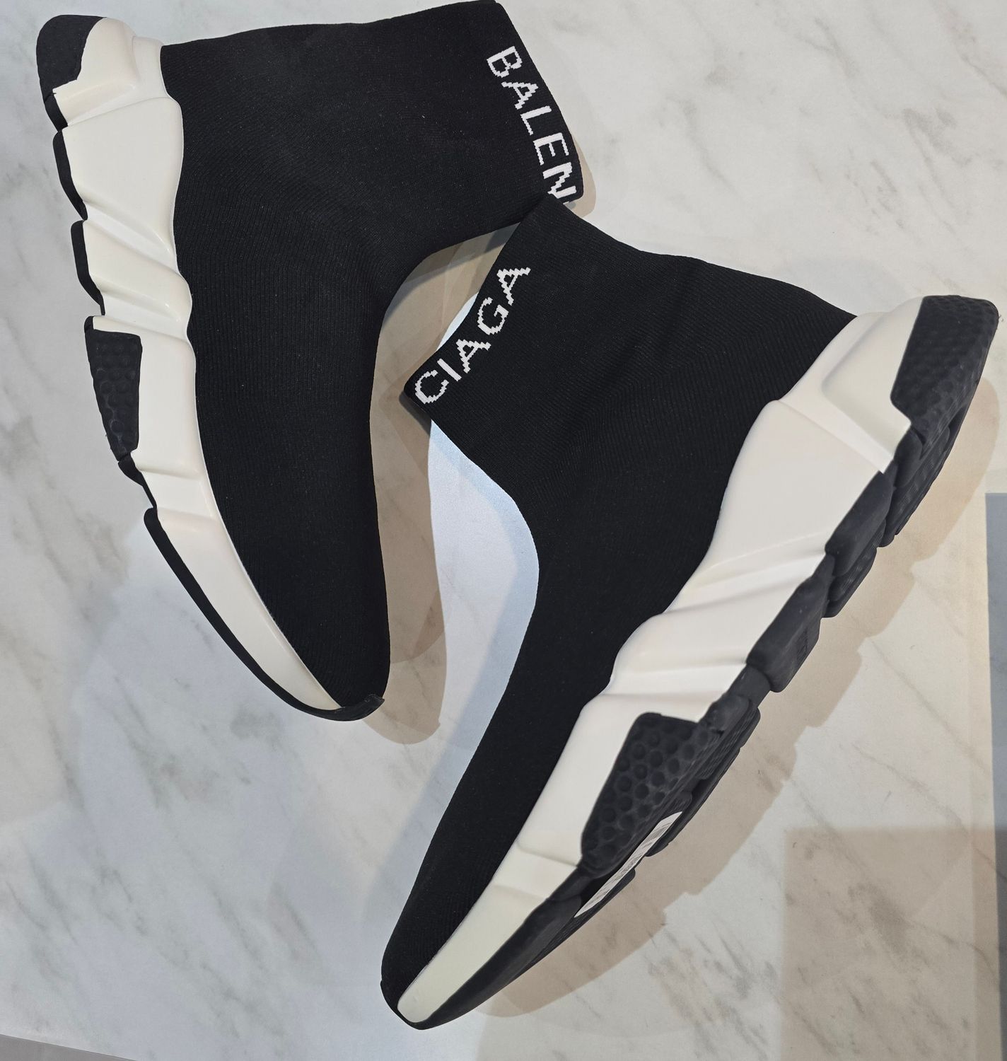 Balenciaga speed black logo 43