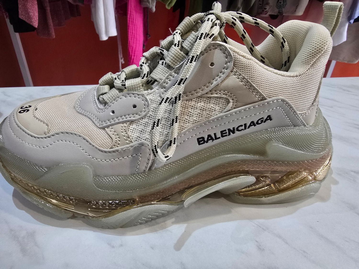 Balenciaga triples gold sole n. 36