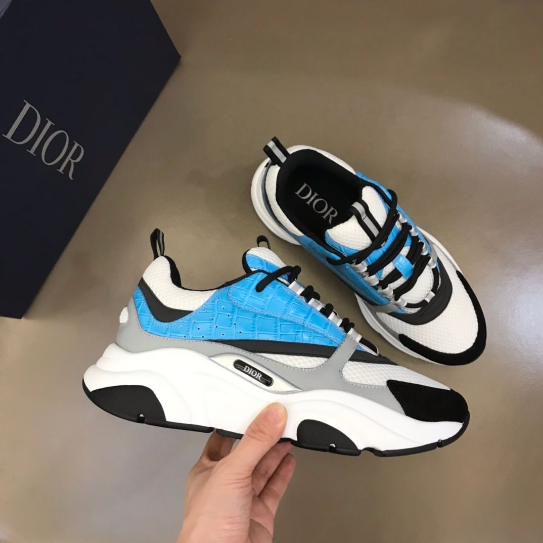 Sneaker Dior B22 dupe snake blue