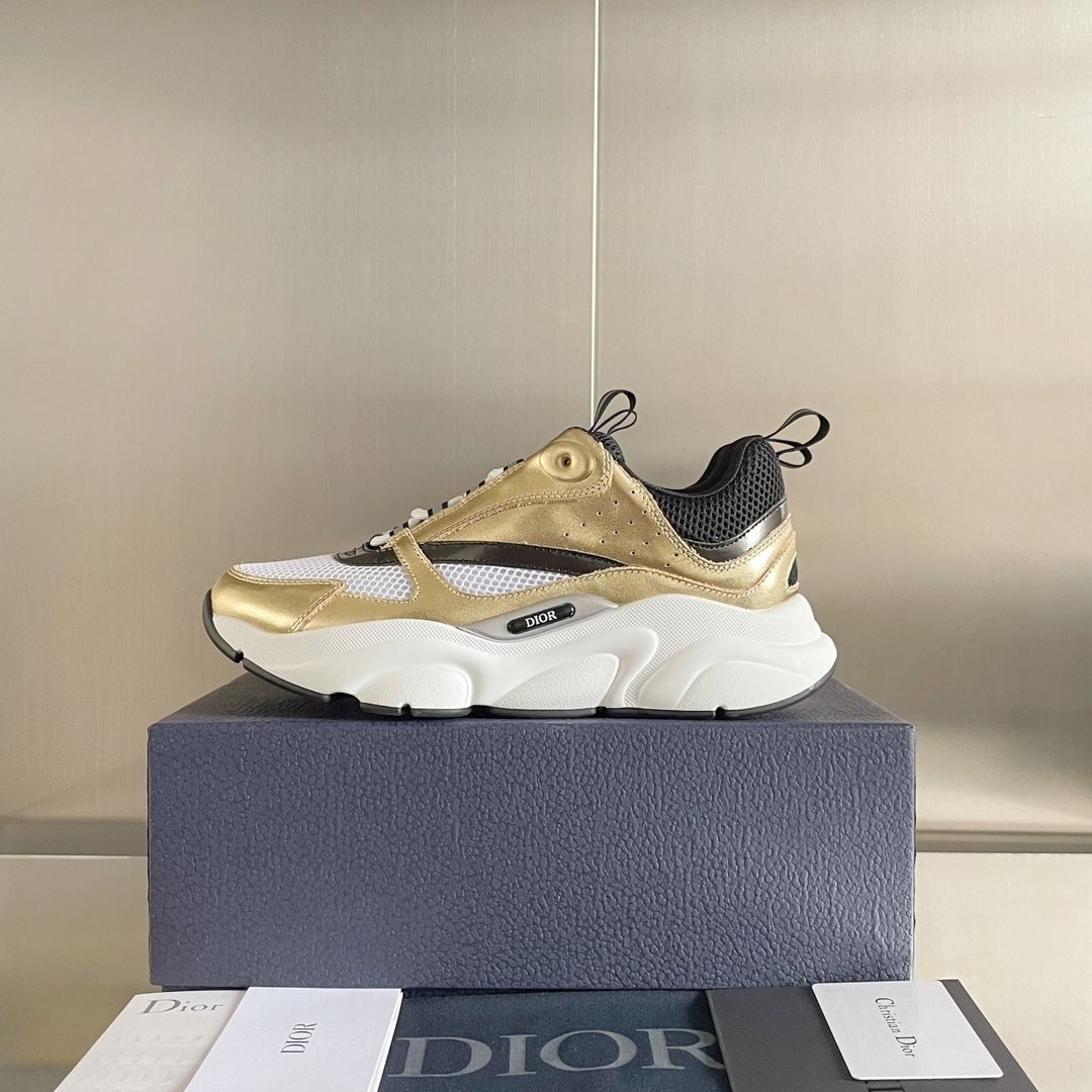 Sneaker Dior B22 dupe gold