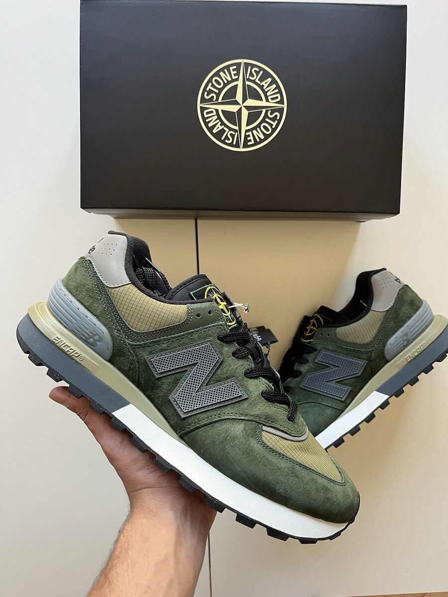 New Balance 574 Legacy Stone Island Dark Green
