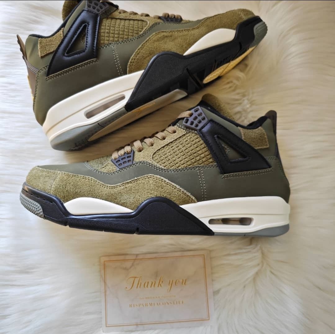 Jordan 4 Retro SE Medium Olive size 46