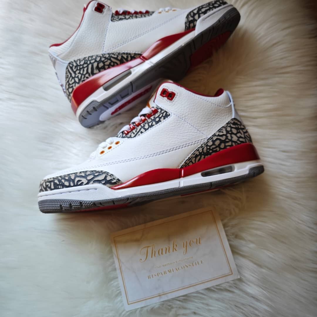 Air Jordan 3 Retro Cardinal Red          