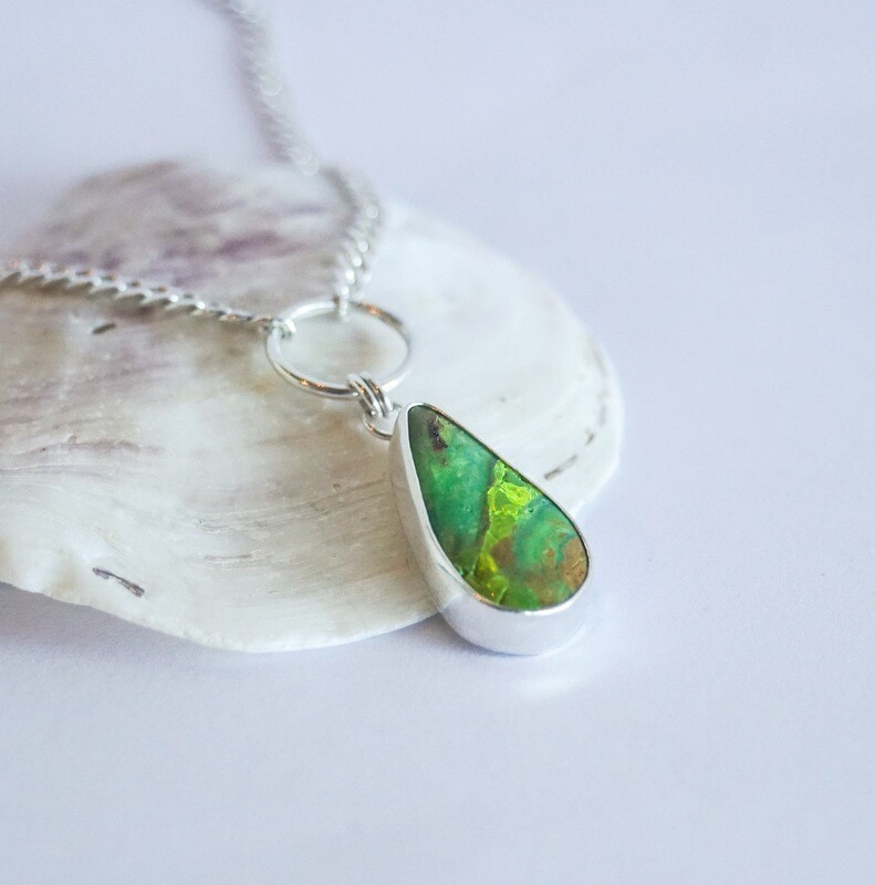 Neon Turquoise Necklace