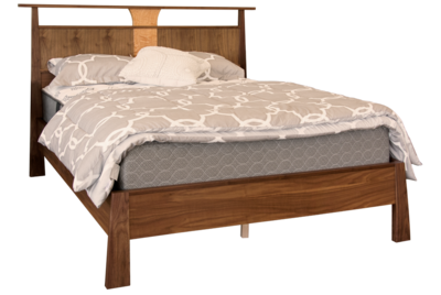 Reflections Walnut Platform Bed