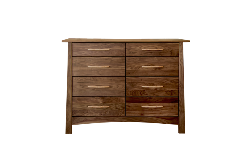 Reflections Walnut 8 Drawer Dresser