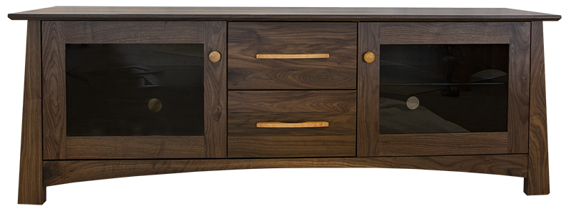 Reflections Walnut Media Console