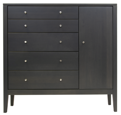 Calvin 5 Drawer Chest With Door-CLEARANCE Calvin 5 Drawer Chest With Door-CLEARANCE