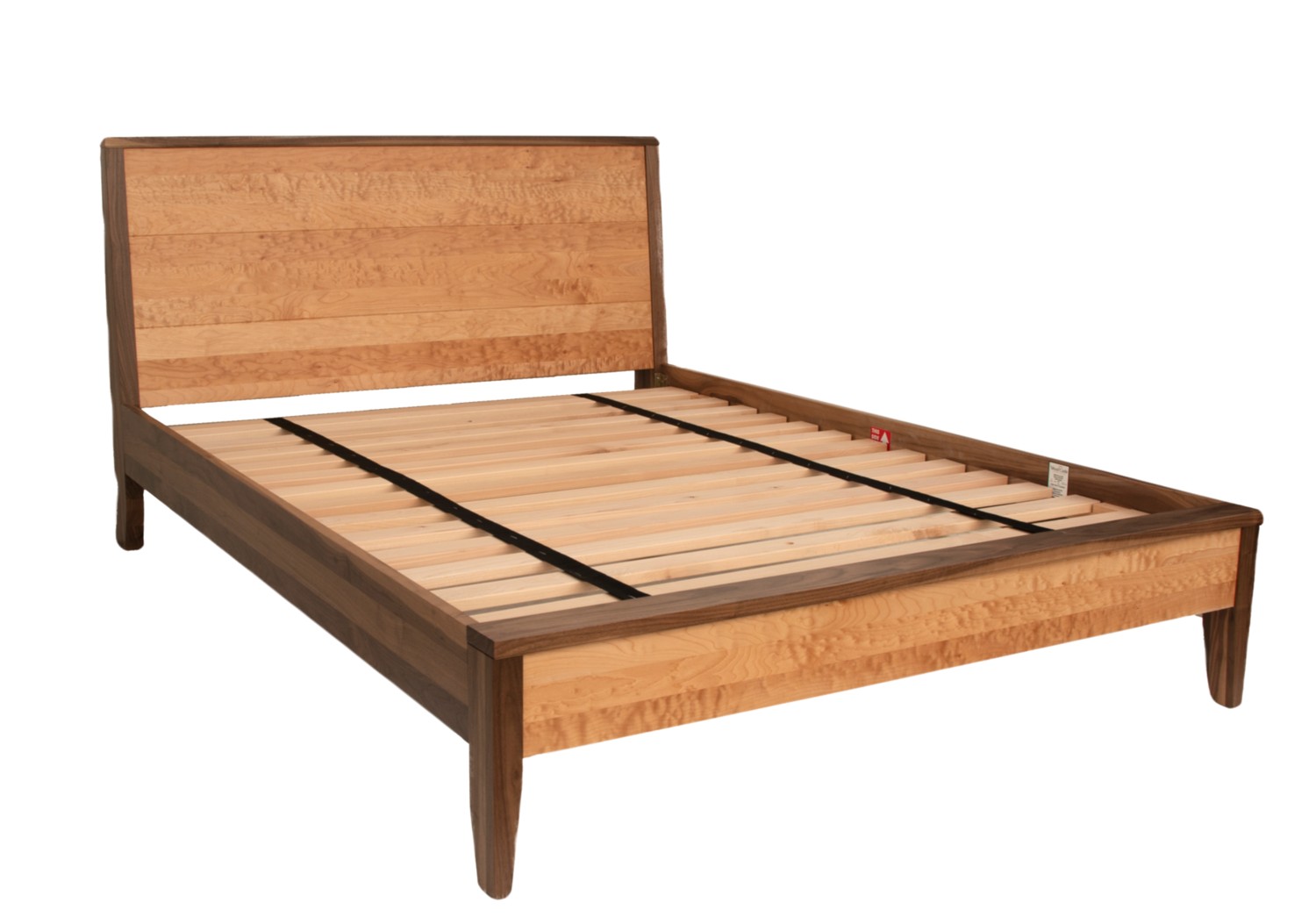 Limited Edition Calvin Walnut/Figured Maple Bed