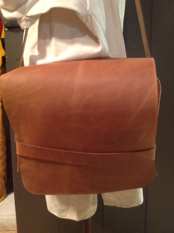Leather Messenger Bag